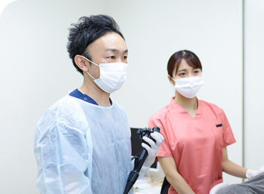 内視鏡専門医・指導医による精度の高い大腸カメラ検査